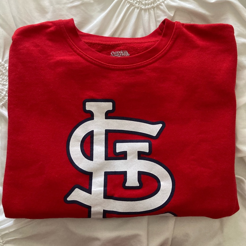 Stitches Cardinals Crewneck, Size M, Like New
